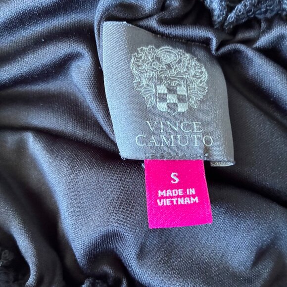 Vince Camuto Off-Shoulder Wide-Leg Jumpsuit Black Sz S Travel, Resort, Vacation - Picture 9 of 10